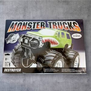 TESTORS Monster Trucks DESTROYER Metal Model Kit 302 New Sealed Box Age 8+ Skill